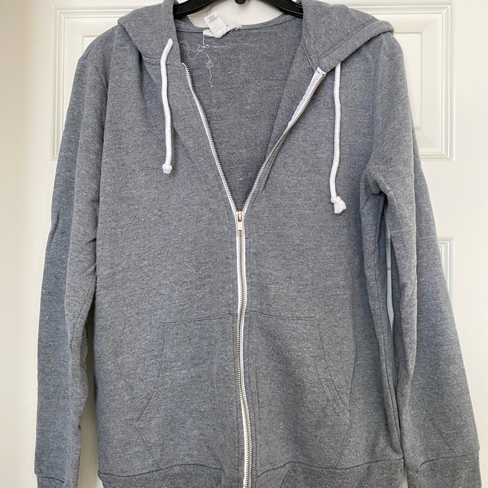 Forever 21 Gray Zip Up Hoodie